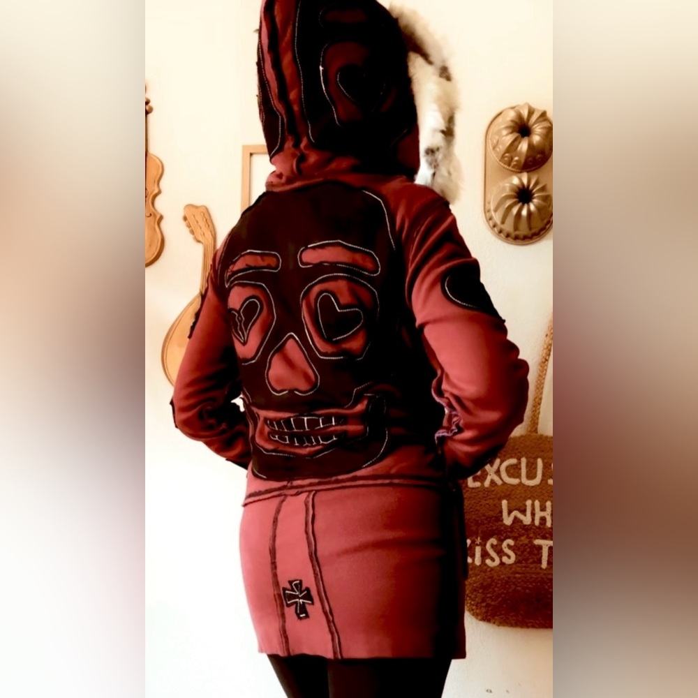 RARE Y2K SYC FUK FUR HOODIE BY BUCKY BATES - Picture 11 of 15